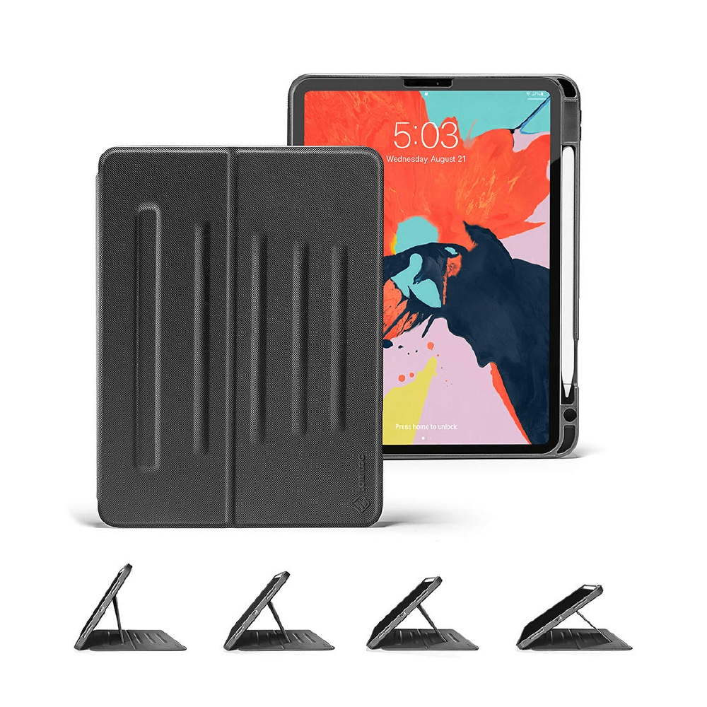 Bao Da TOMTOC (USA) Từ Tính Có Sạc không dây, 12.9" 2020 - Chính hãng